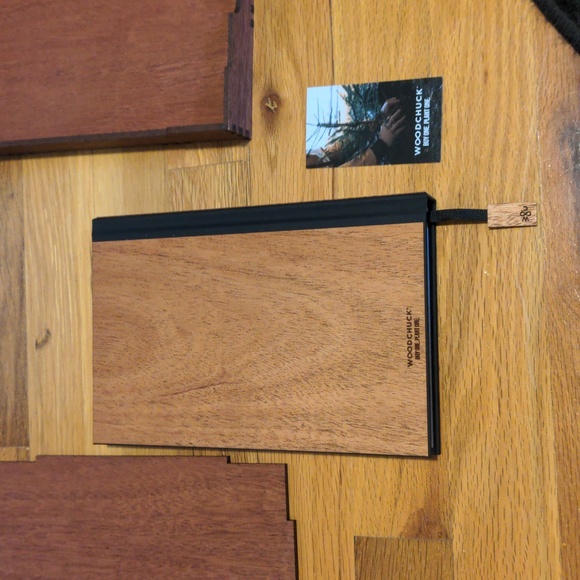 Denver Broncos WoodChuck Wood Lined Notebook Journal Diary with box - Picture 6 of 7